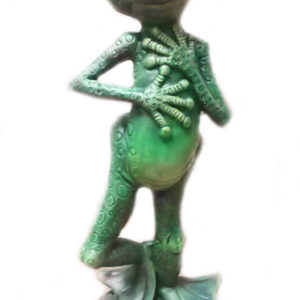 Stor lång groda