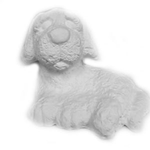 Liten liggande hund