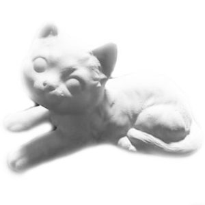 Liten liggande katt