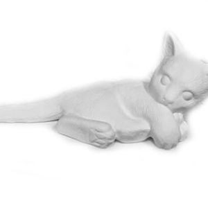 Liggande katt
