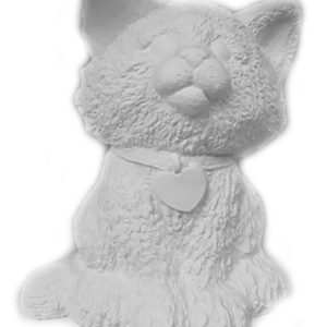 Katt med hjärta