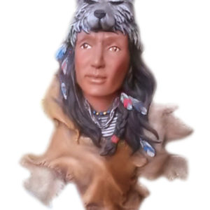 Indianman med cape