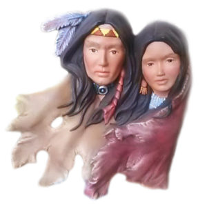 Indianpar med cape