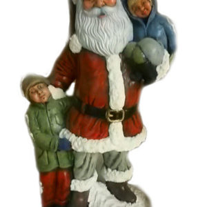 Tomte med två barn