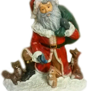 Tomte med djur