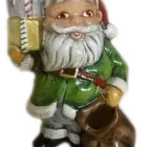 Tomte med säck och paket